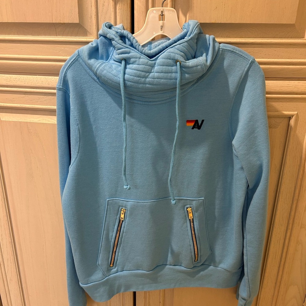 Aviator Nation Light Blue Hoodie